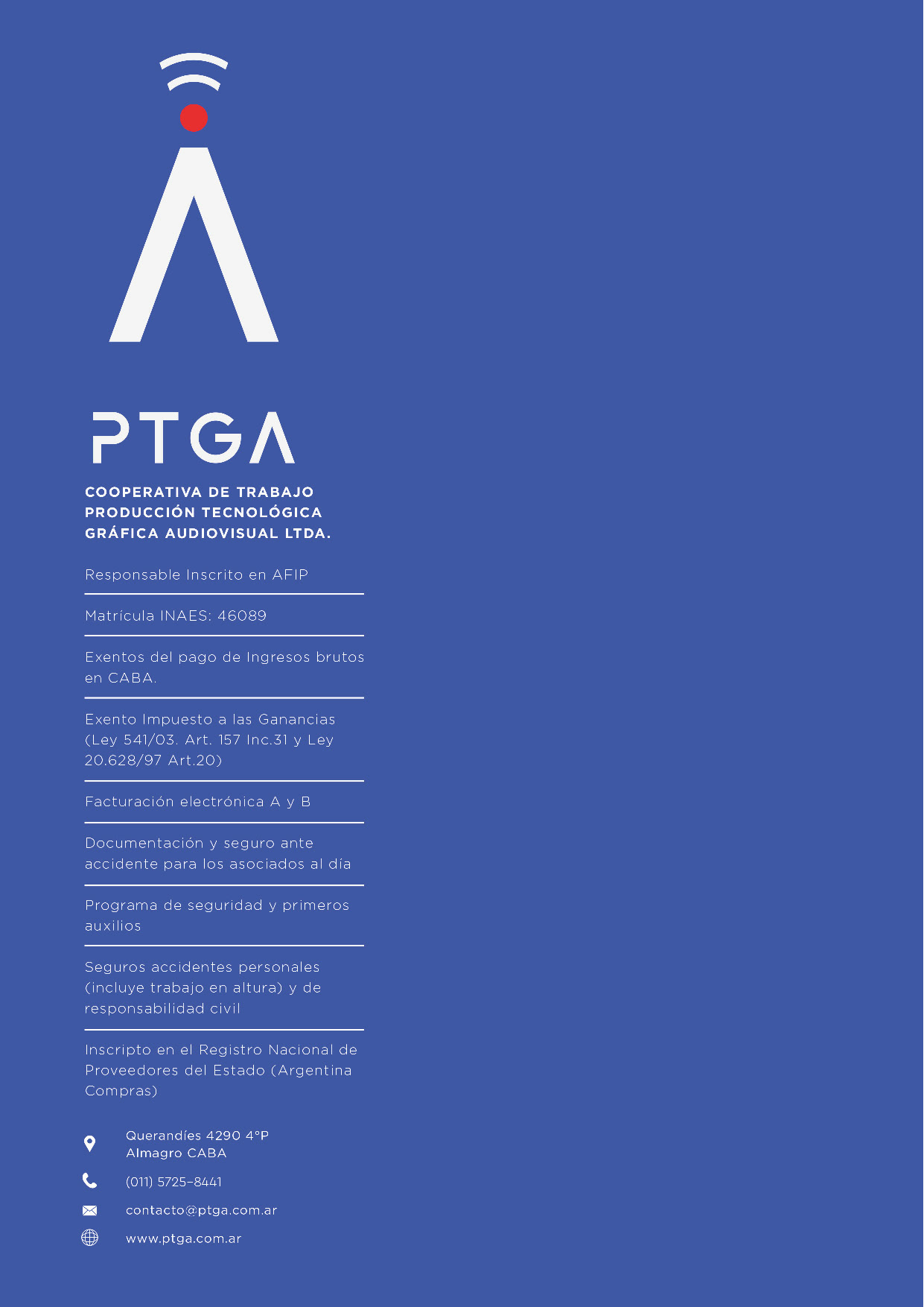 PTGA — Institutional Folder still 2