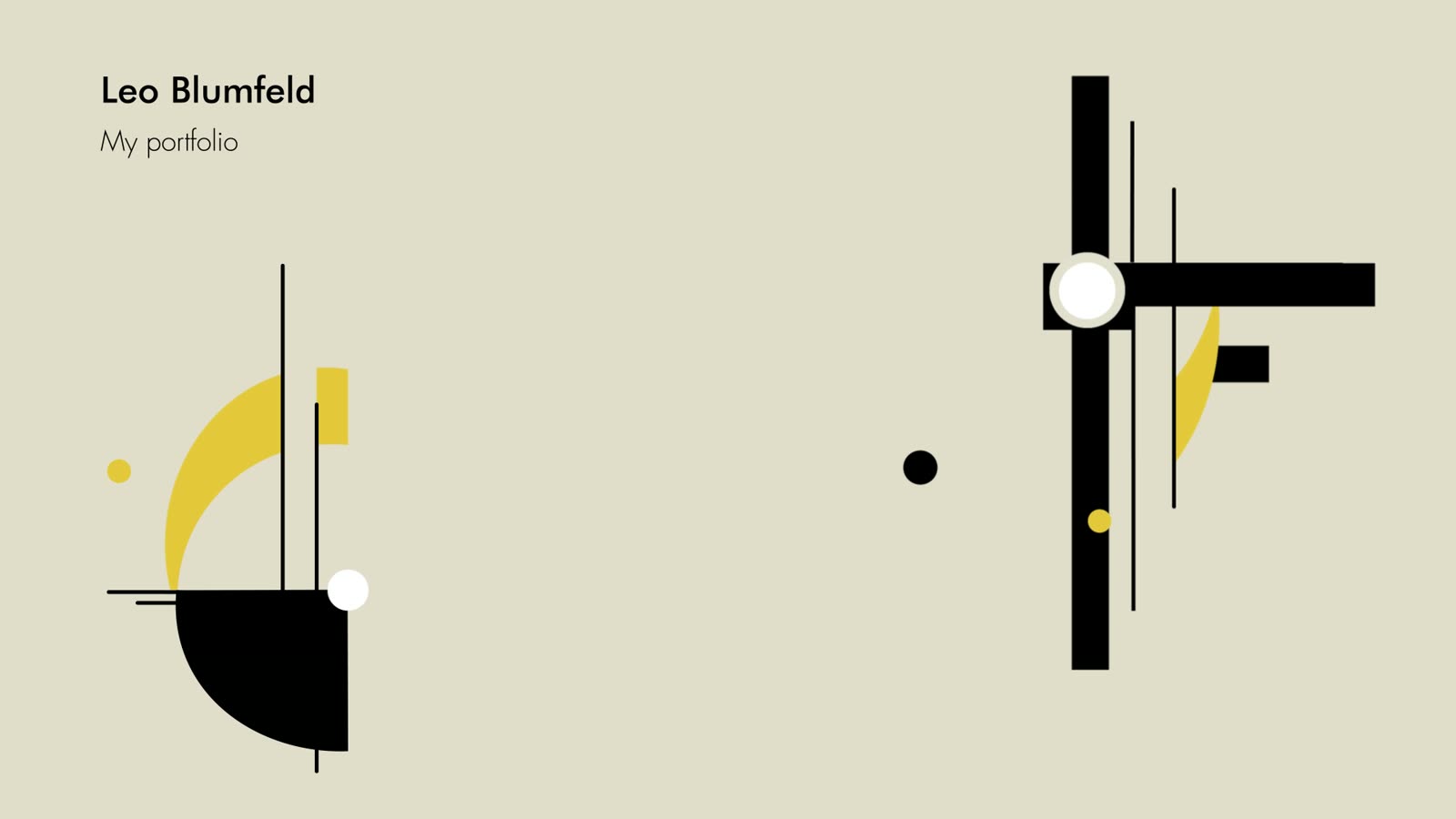 Frame from a motion graphics and photography showreel